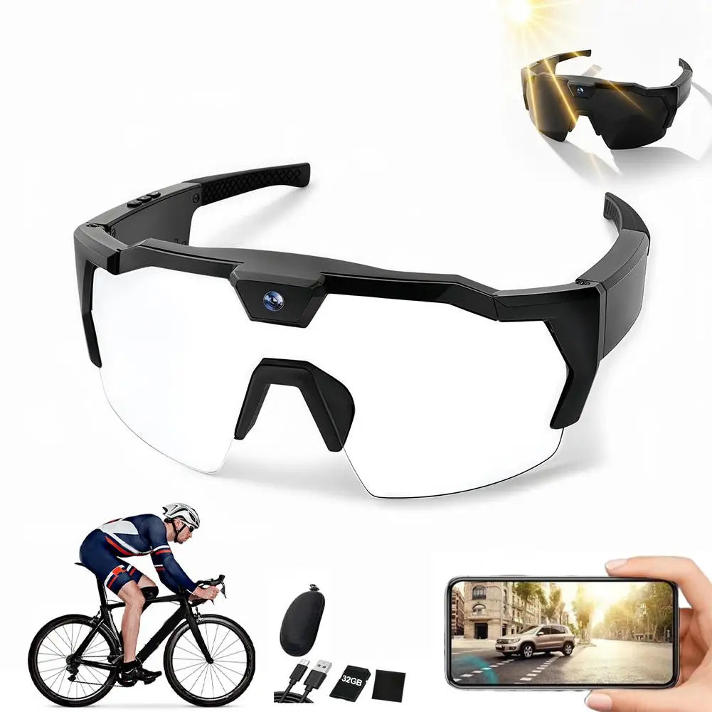 Glasses Action Camera - Black Transparent